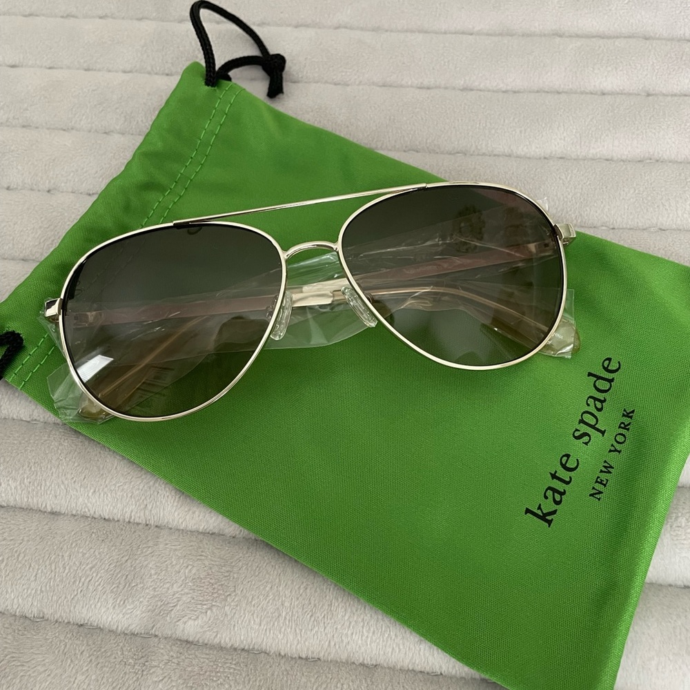 New Kate Spade Emmaline Aviator Sunglasses